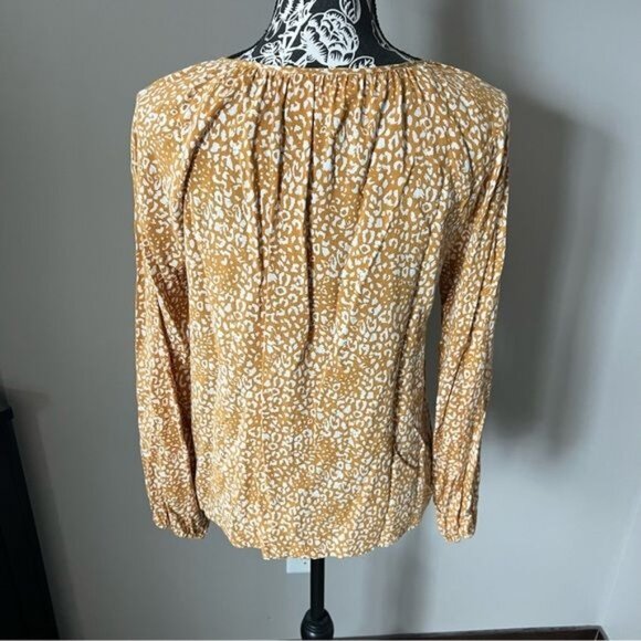 Savanna Jane Boho Aztec long sleeve shirt top blouse women’s medium - Picture 4 of 7